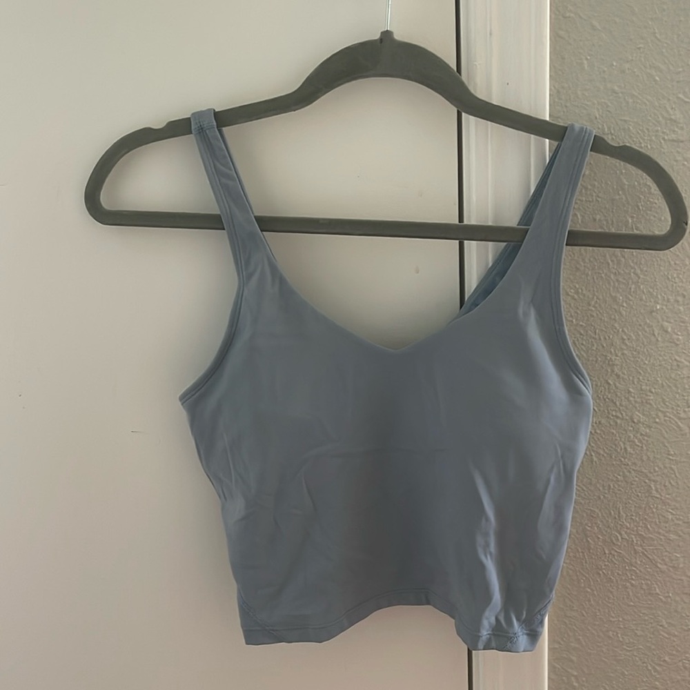 Workout top with medium support built-in padded sports bra